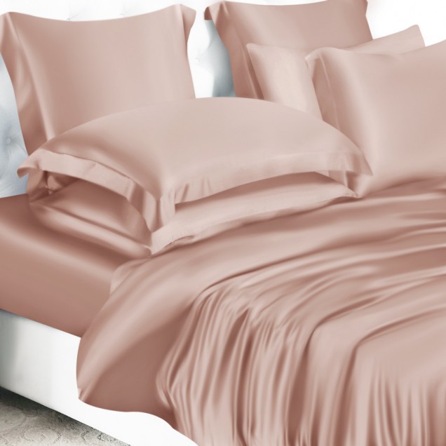 Buy Pearl Pink 22 Momme Mulberry Silk Duvet Cover Buy Pearl Pink 22 Momme Mulberry Silk Duvet Cover