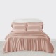 Buy Pearl Pink 3 PCS 22 Momme Mulberry Silk Duvet Cover Set Buy Pearl Pink 3 PCS 22 Momme Mulberry Silk Duvet Cover Set