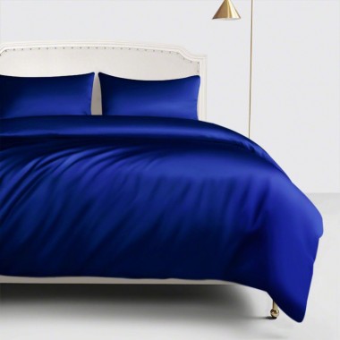 Buy Royal Blue 22 Momme Mulberry Silk Duvet Cover