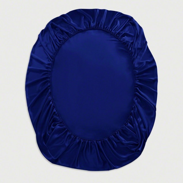 Buy Royal Blue 22 Momme Mulberry Silk Fitted Sheet