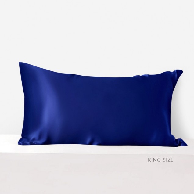 Buy Royal Blue Envelope 22 Momme Mulberry Silk Pillowcase Buy Royal Blue Envelope 22 Momme Mulberry Silk Pillowcase