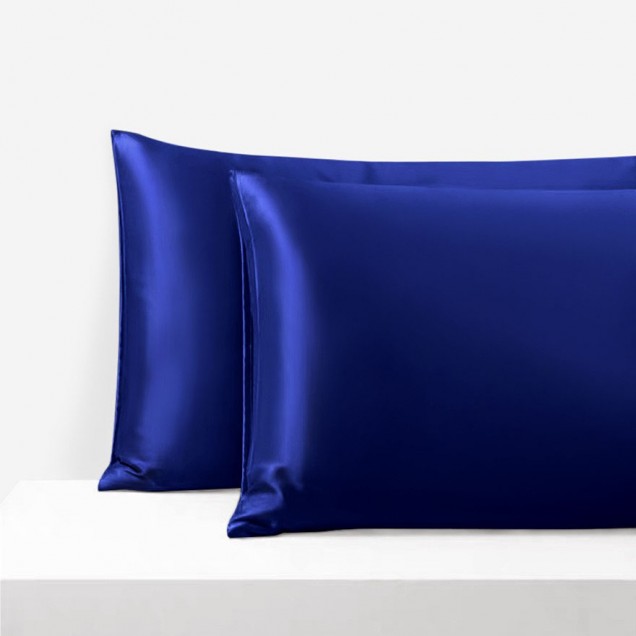 Buy Royal Blue Envelope 22 Momme Mulberry Silk Pillowcase Buy Royal Blue Envelope 22 Momme Mulberry Silk Pillowcase