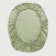 Buy Sage Green 22 Momme Mulberry Silk Fitted Sheet Buy Sage Green 22 Momme Mulberry Silk Fitted Sheet