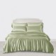Buy Sage Green 3 PCS 22 Momme Mulberry Silk Duvet Cover Set Buy Sage Green 3 PCS 22 Momme Mulberry Silk Duvet Cover Set