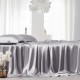 Buy Silver 22 Momme Mulberry Silk Flat Sheet