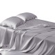 Buy Silver 22 Momme Mulberry Silk Flat Sheet