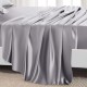 Buy Silver 22 Momme Mulberry Silk Flat Sheet