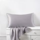 Buy Silver 22 Momme Mulberry Silk Pillowcase with Hidden Zipper Buy Silver 22 Momme Mulberry Silk Pillowcase with Hidden Zipper