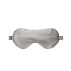 Buy Silver & Ivory Suede Rose Silk Eye Mask Buy Silver & Ivory Suede Rose Silk Eye Mask