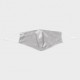 Buy Silver & White Double-Sided 22 Momme Silk Face Mask Buy Silver & White Double-Sided 22 Momme Silk Face Mask