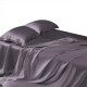 Buy Slate Gray 22 Momme Mulberry Silk Flat Sheet