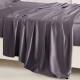 Buy Slate Gray 22 Momme Mulberry Silk Flat Sheet