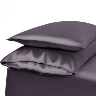 Buy Slate Gray Envelope 22 Momme Mulberry Silk Pillowcase