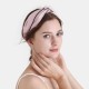 Buy Suede Rose & Black Silk Headband Buy Suede Rose & Black Silk Headband