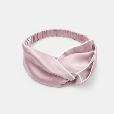 Buy Suede Rose & Ivory Silk Headband