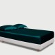 Buy Teal 22 Momme Mulberry Silk Fitted Sheet Buy Teal 22 Momme Mulberry Silk Fitted Sheet