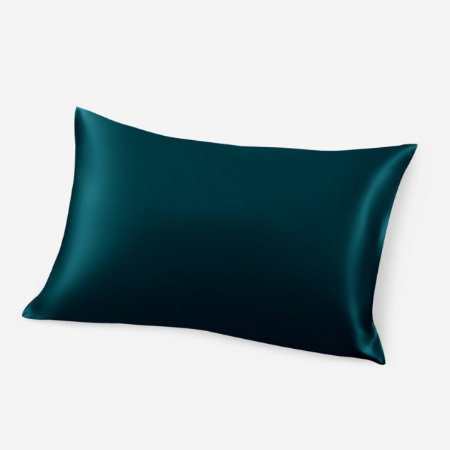 Buy Teal Envelope 22 Momme Mulberry Silk Pillowcase Buy Teal Envelope 22 Momme Mulberry Silk Pillowcase