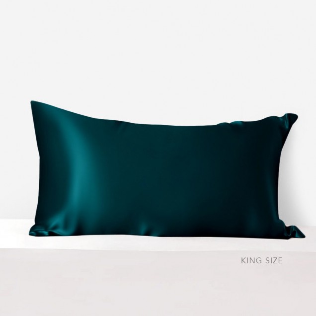 Buy Teal Envelope 22 Momme Mulberry Silk Pillowcase Buy Teal Envelope 22 Momme Mulberry Silk Pillowcase