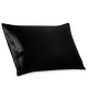 Buy Two Piece Silk Gift Set Black Pillowcase & Eye Mask