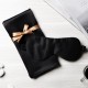 Buy Two Piece Silk Gift Set Black Pillowcase & Eye Mask