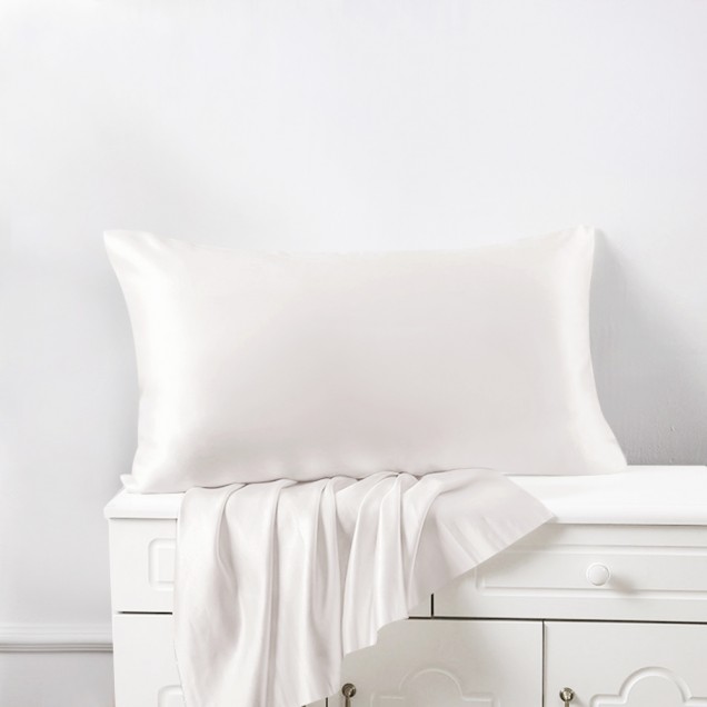 Buy White Envelope 22 Momme Mulberry Silk Pillowcase